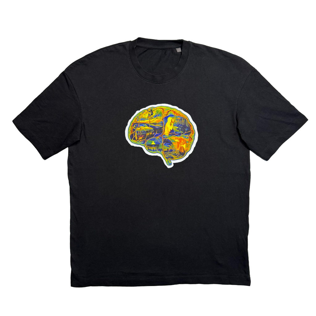 Tricou oversized “creier”