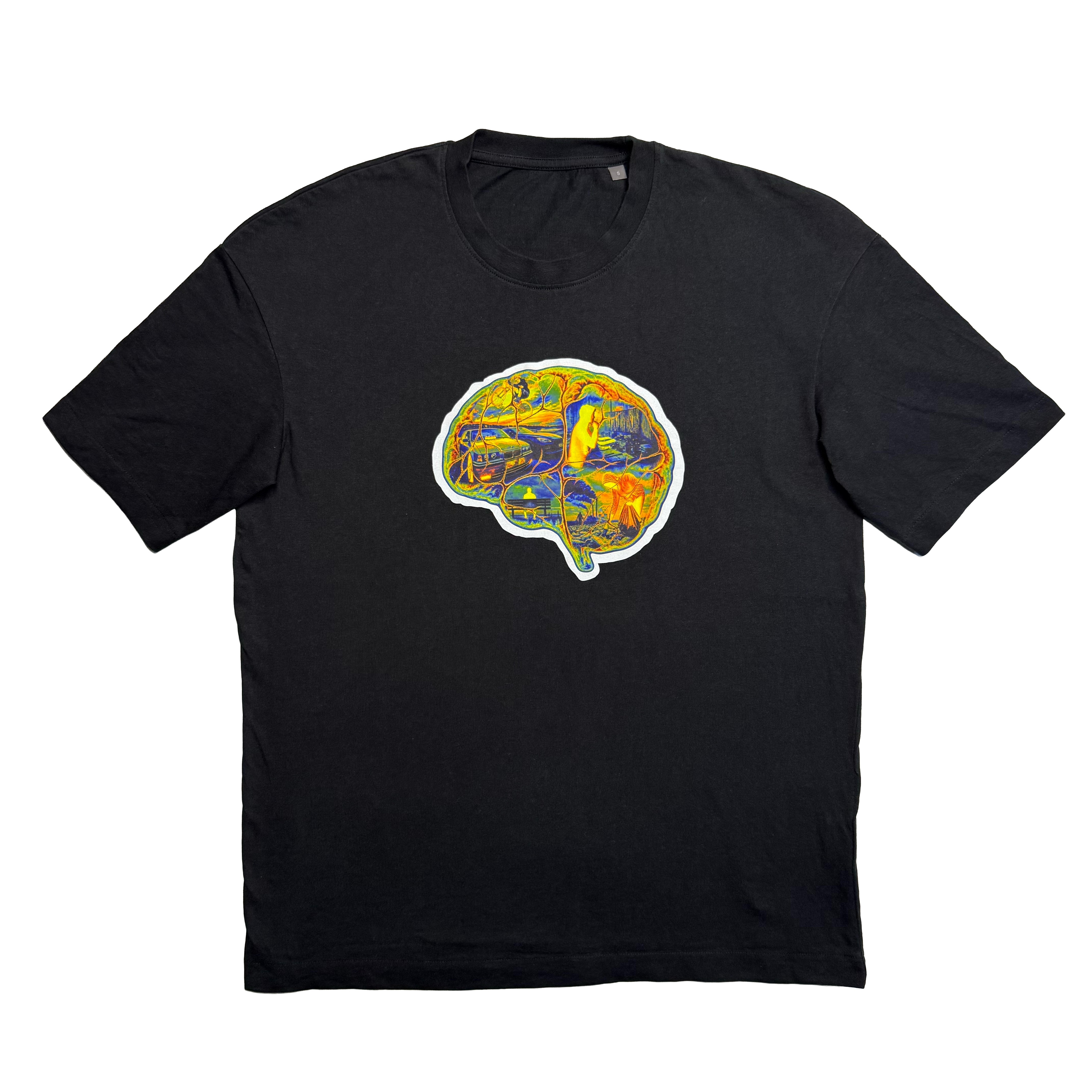 Tricou oversized “creier”