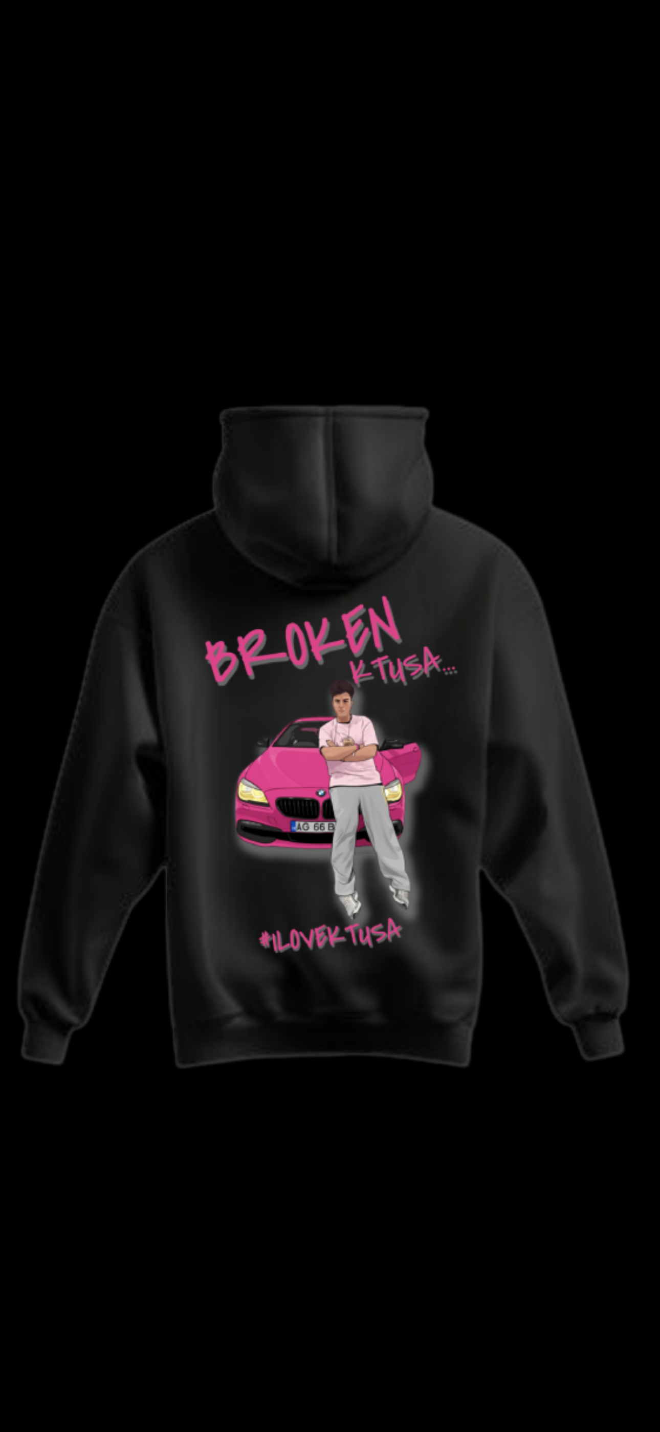 “Broken Ktusa” PRO MODEL BSTRNG hoodie🎀