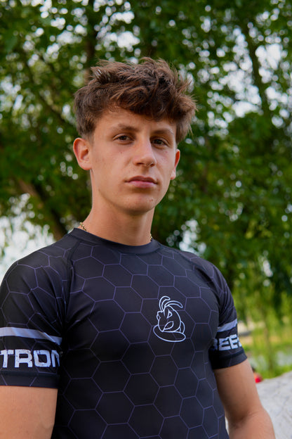 Black compresion T-shirt