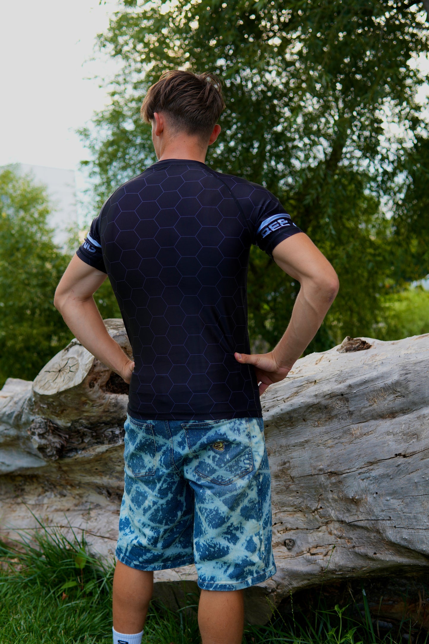 Black compresion T-shirt